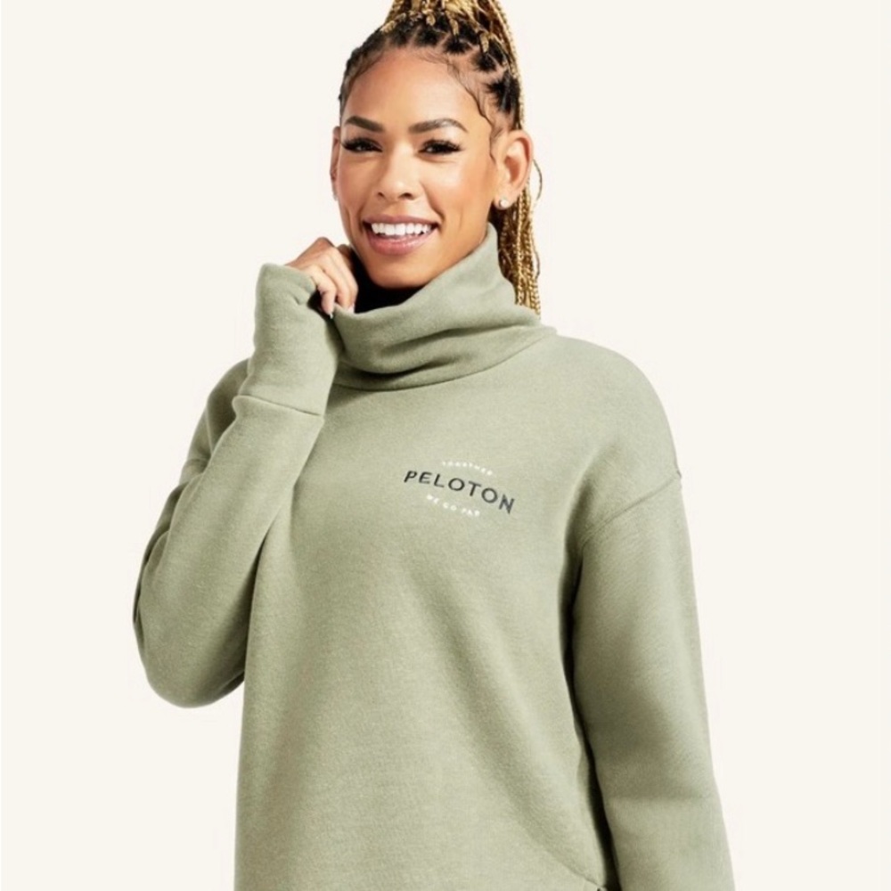 BRAND NEW Peloton womens cowl neck sweatshirt